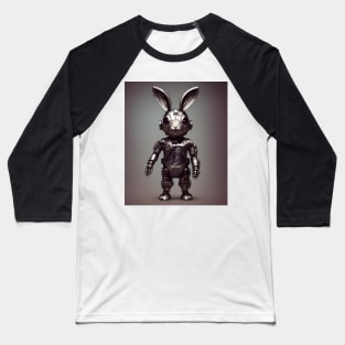 Robotic metal bunny rabbit Baseball T-Shirt